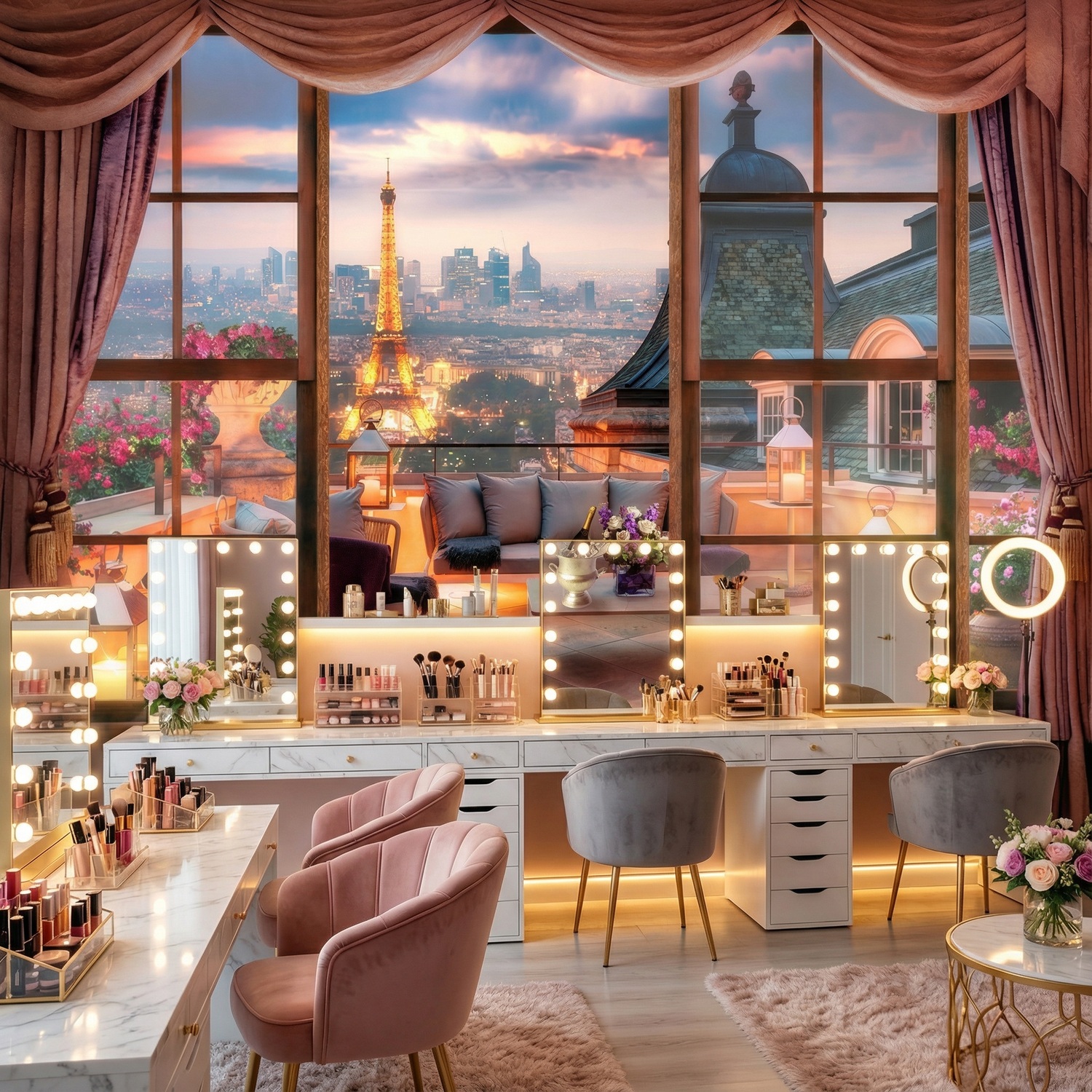 Fototapeten: Blick auf den Eiffelturm