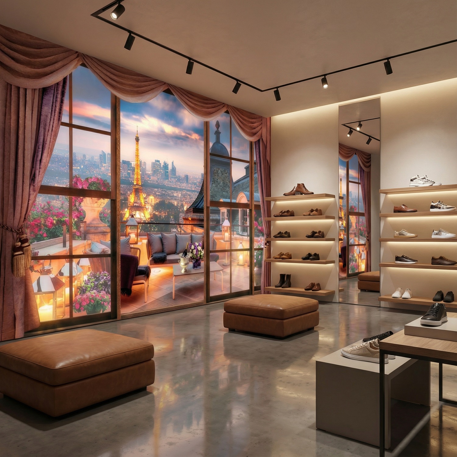 Fototapeten: Blick auf den Eiffelturm