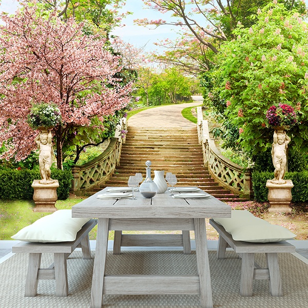 Fototapeten: Treppen in den Großen Garten