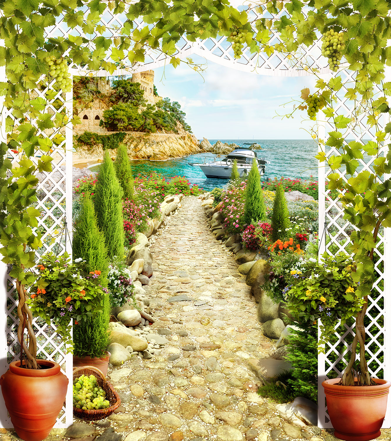 Fototapeten: Der mediterrane Garten
