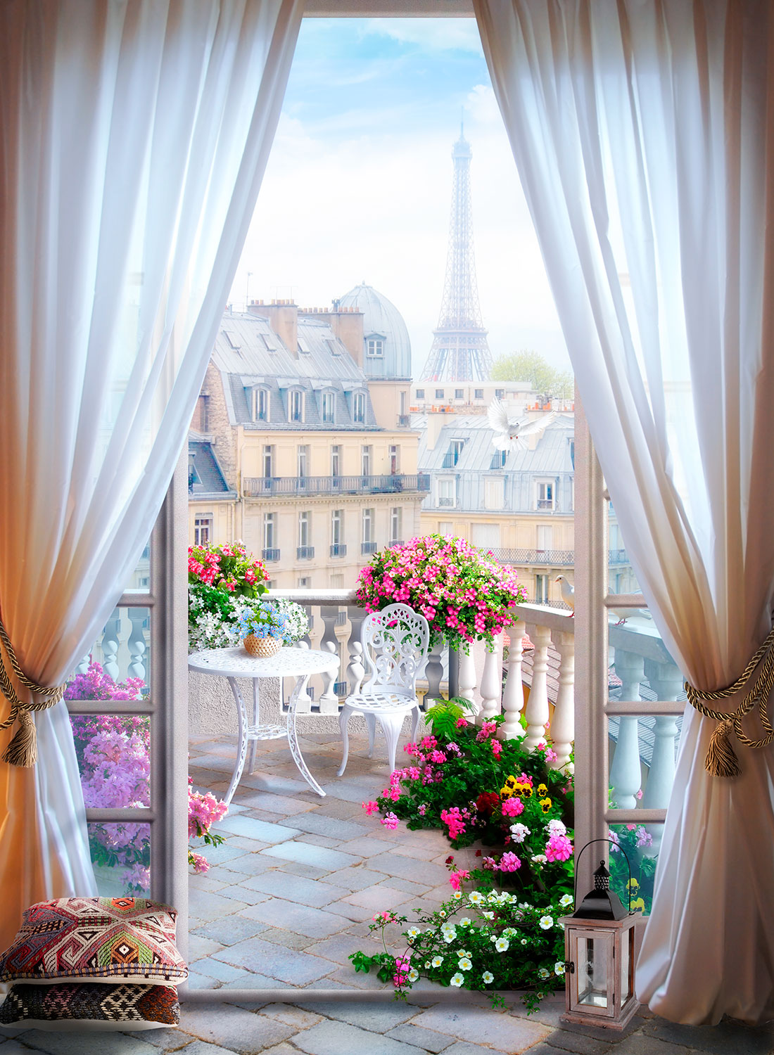 Fototapeten: Terrasse in Paris