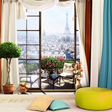 Fototapeten: Erhabene Terrasse in Paris 2