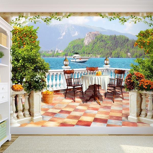 Wandtattoo Effekt Terrassen - WebWandtattoo.com