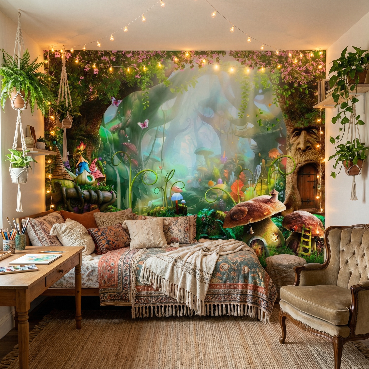 Fototapeten: Fantasiewald