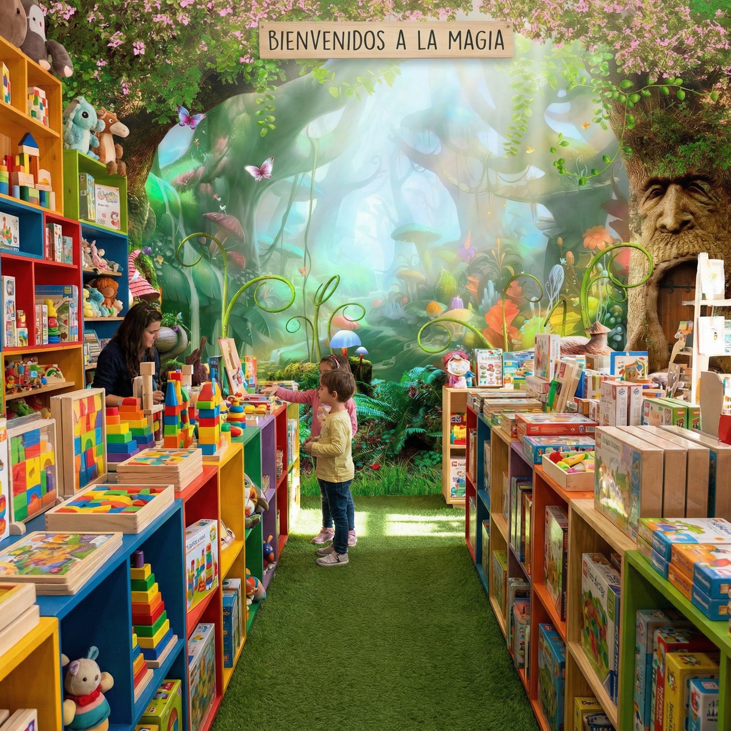 Fototapeten: Fantasiewald