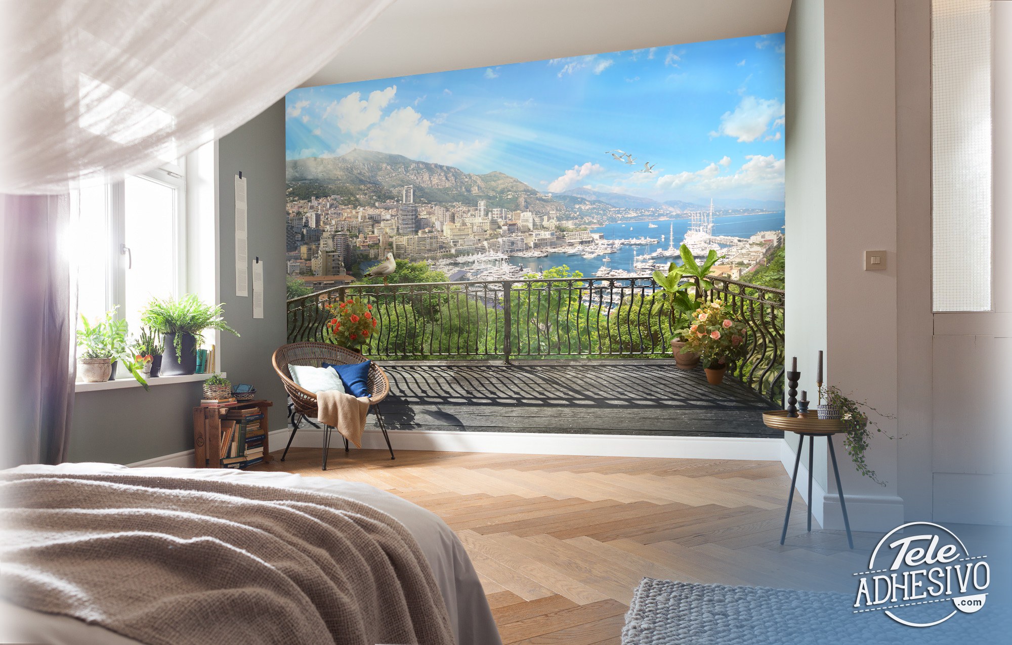 Fototapeten: Terrasse in Montecarlo