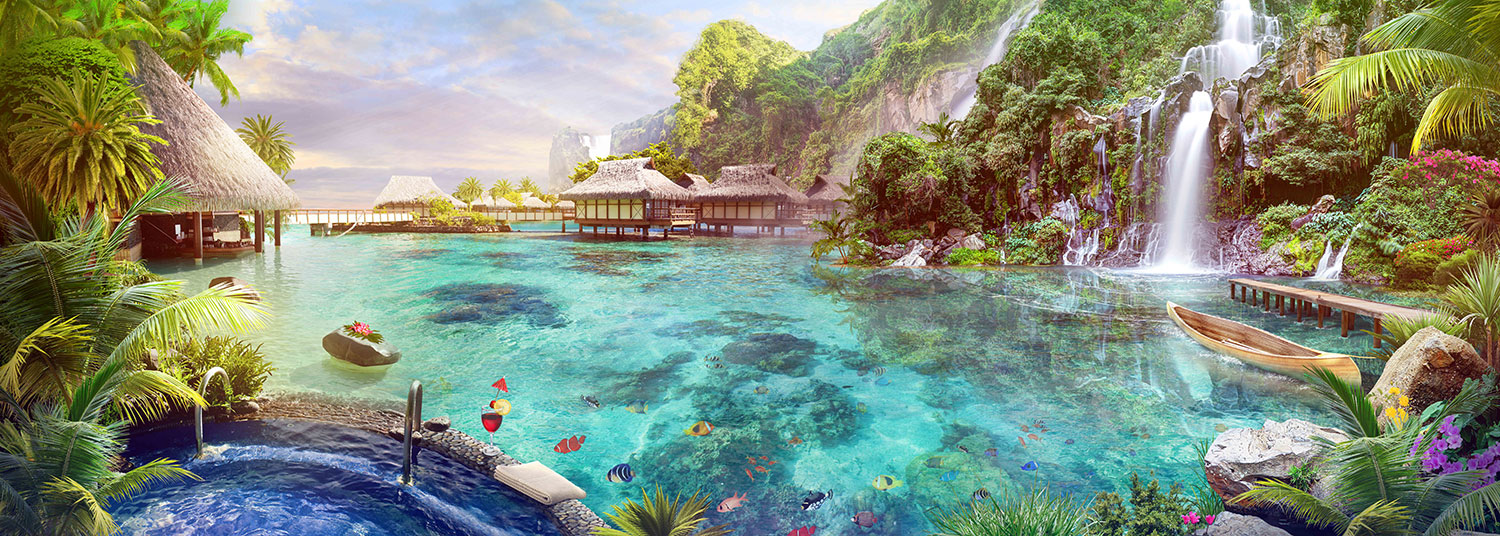 Fototapeten: See-Polynesien