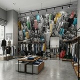 Fototapeten: Bunte Wolkenkratzer New York 12