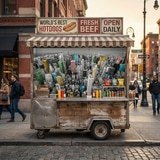 Fototapeten: Bunte Wolkenkratzer New York 20