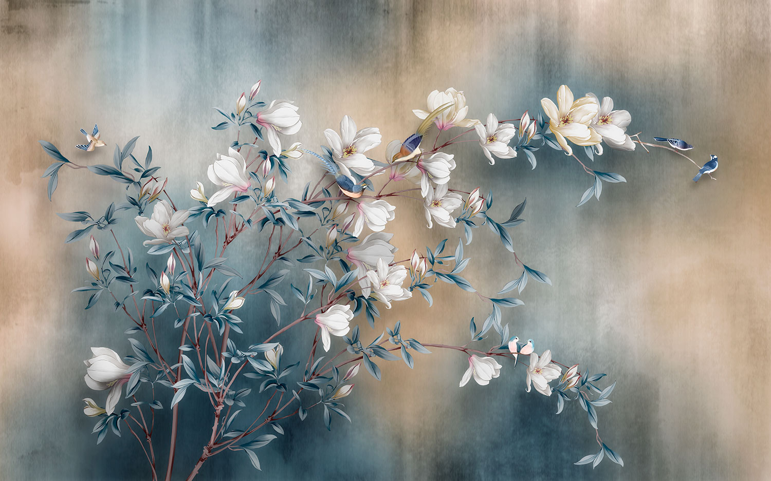 Fototapeten: Wei&szlig;e Blumen