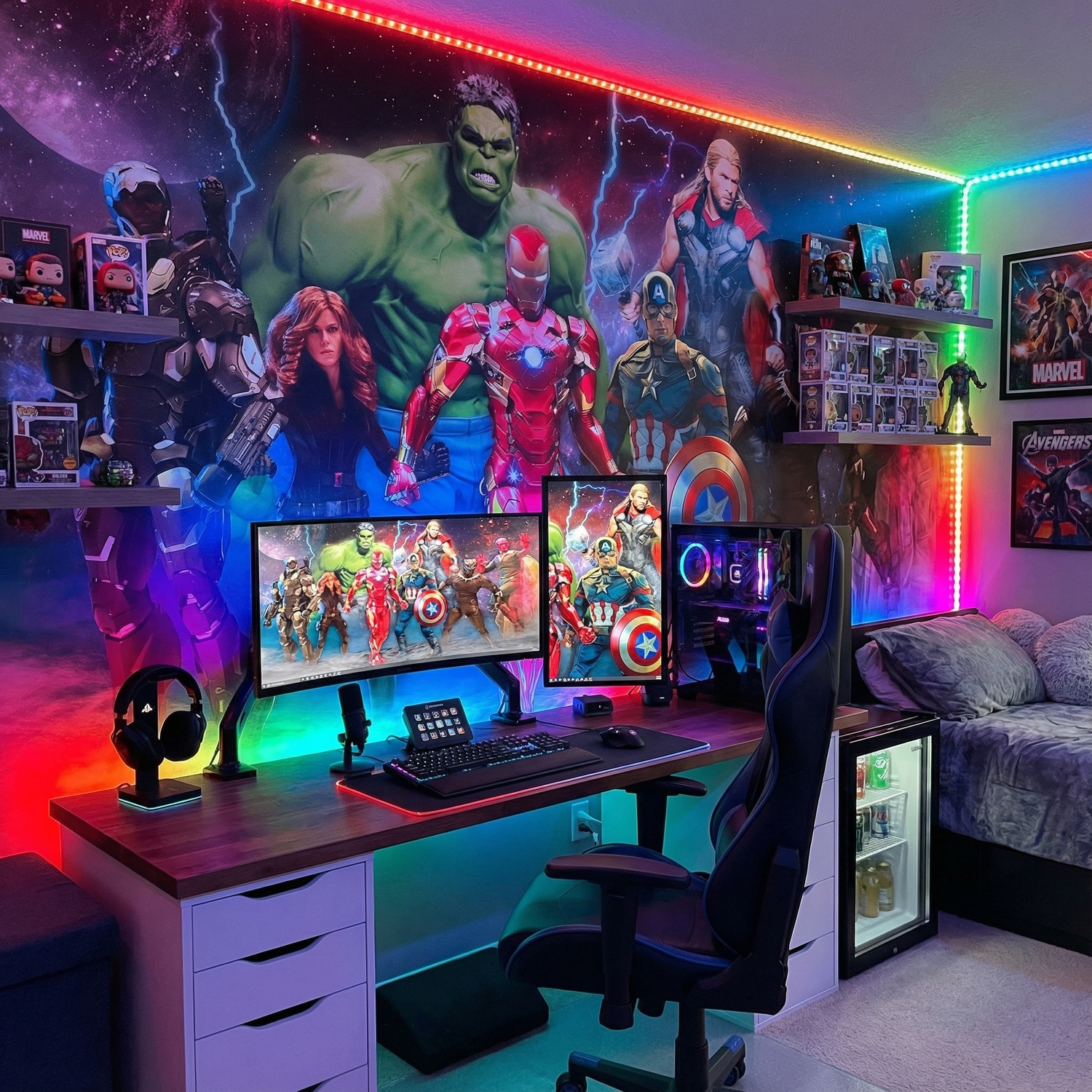 Fototapeten: Avengers bereit f&uuml;r die Schlacht