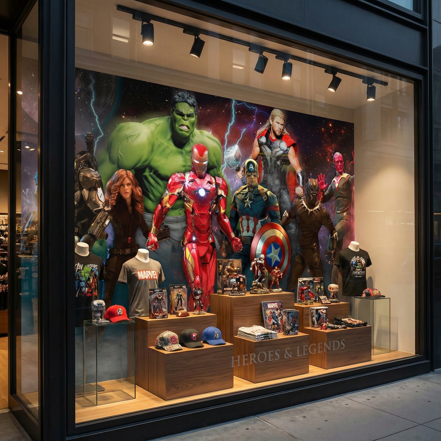 Fototapeten: Avengers bereit f&uuml;r die Schlacht