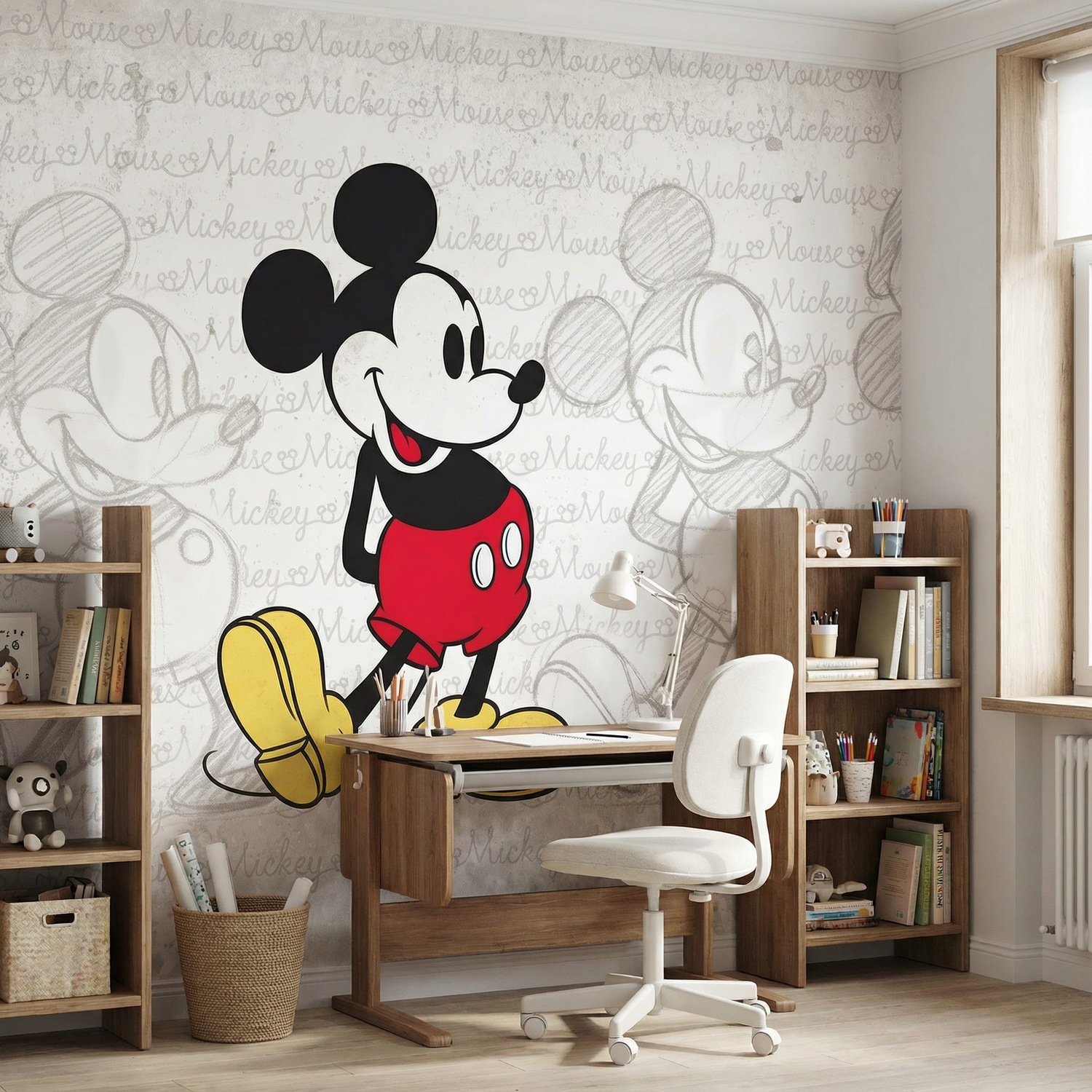 Fototapeten: Micky Maus Evolution
