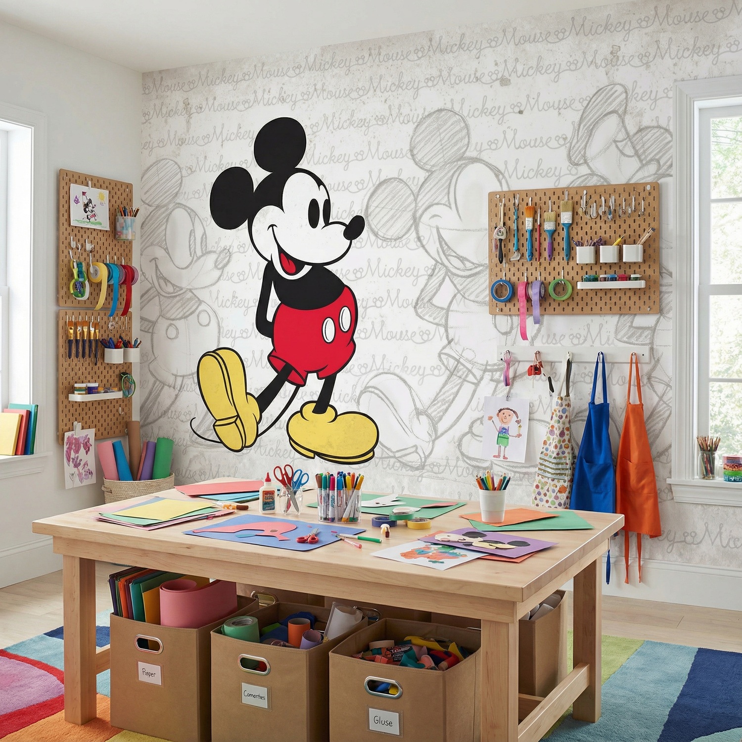 Fototapeten: Micky Maus Evolution