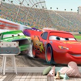 Fototapeten: Lightning McQueen beim Piston Cup 2