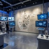 Fototapeten: Millennium Falcon Blaupausen 8