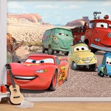Fototapeten: Lightning McQueen und seine Freunde 2