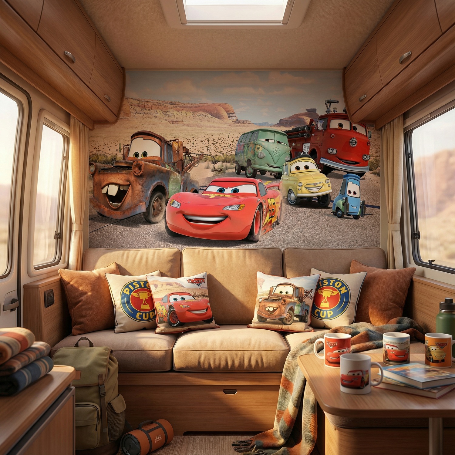 Fototapeten: Lightning McQueen und seine Freunde