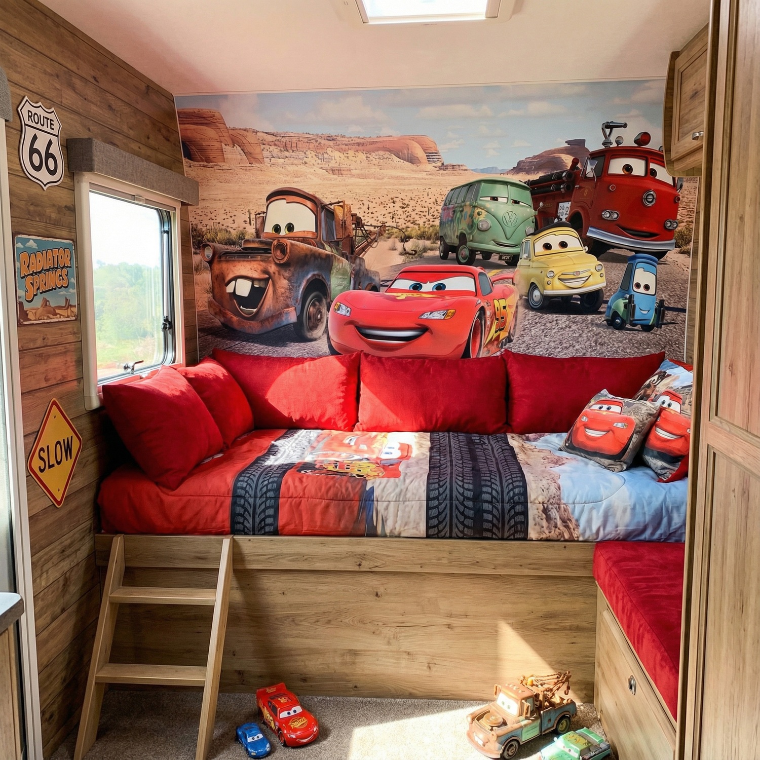 Fototapeten: Lightning McQueen und seine Freunde