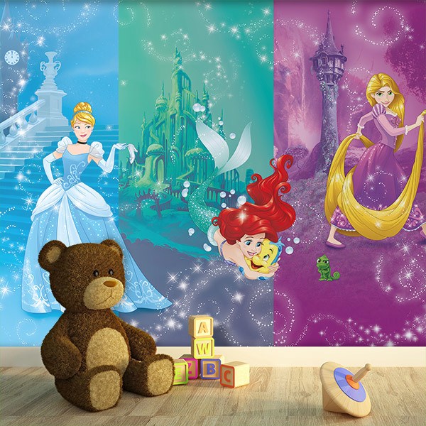 Fototapeten: 4 Disney-Prinzessinnen