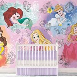 Fototapeten: Schöne Gesichter von Disney-Prinzessinnen 2