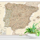 Fototapeten: Weltkarte Spanien und Portugal II 2