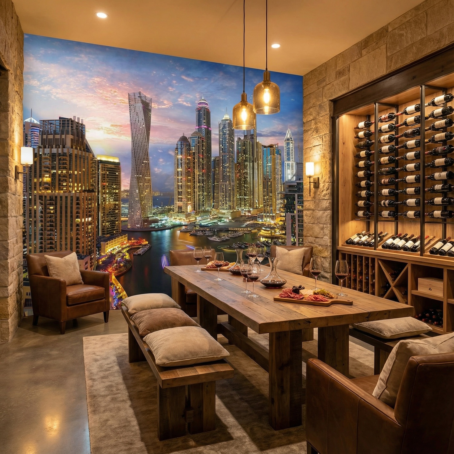 Fototapeten: Skyline von Dubai