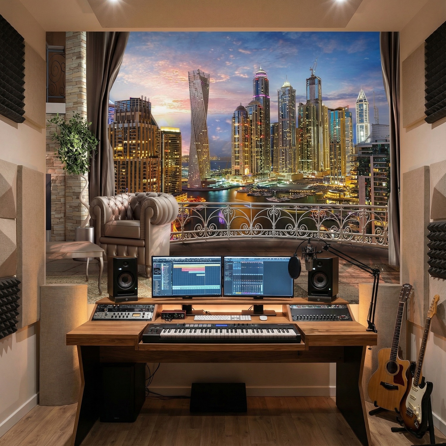 Fototapeten: Skyline von Dubai