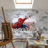 Fototapeten: Spiderman Mauerbrecher 14