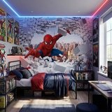 Fototapeten: Spiderman Mauerbrecher 7