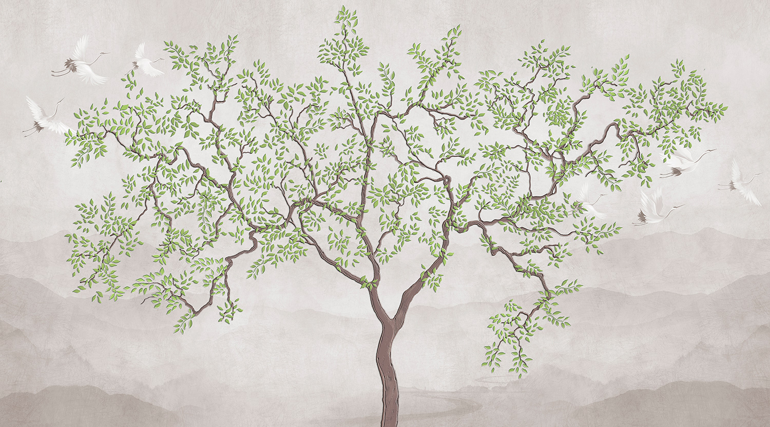 Fototapeten: Majest&auml;tischer Baum