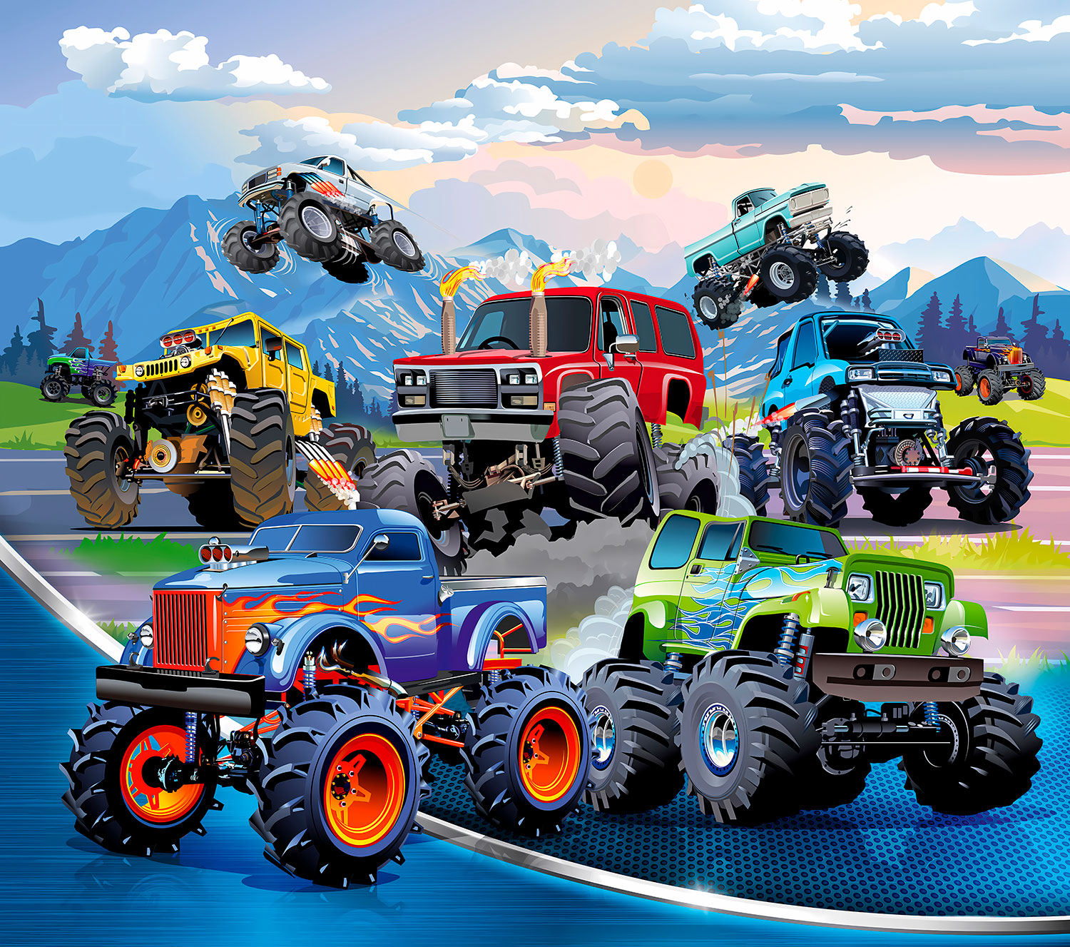 Fototapeten: Monster Truck