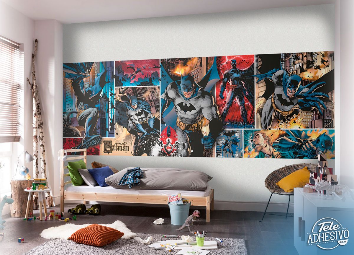 Fototapeten: Collage Batman