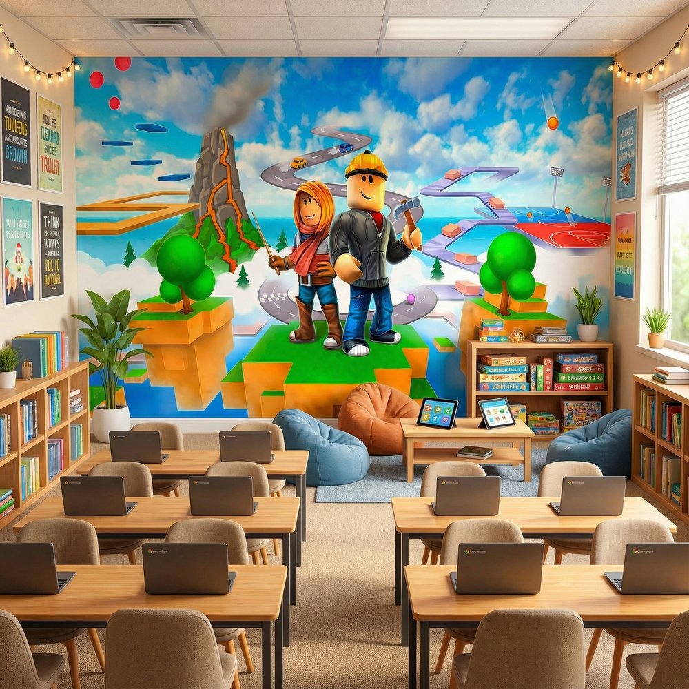 Fototapeten: Roblox Fototapete