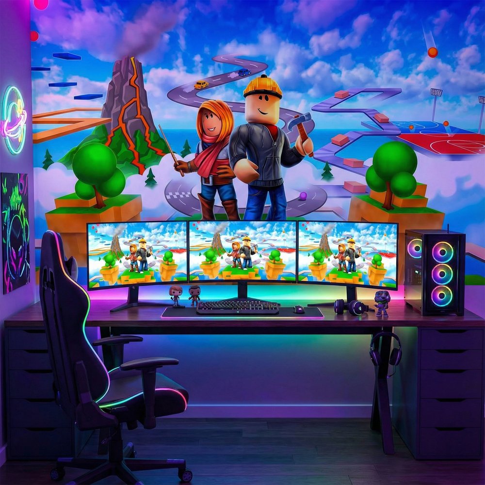 Fototapeten: Roblox Fototapete