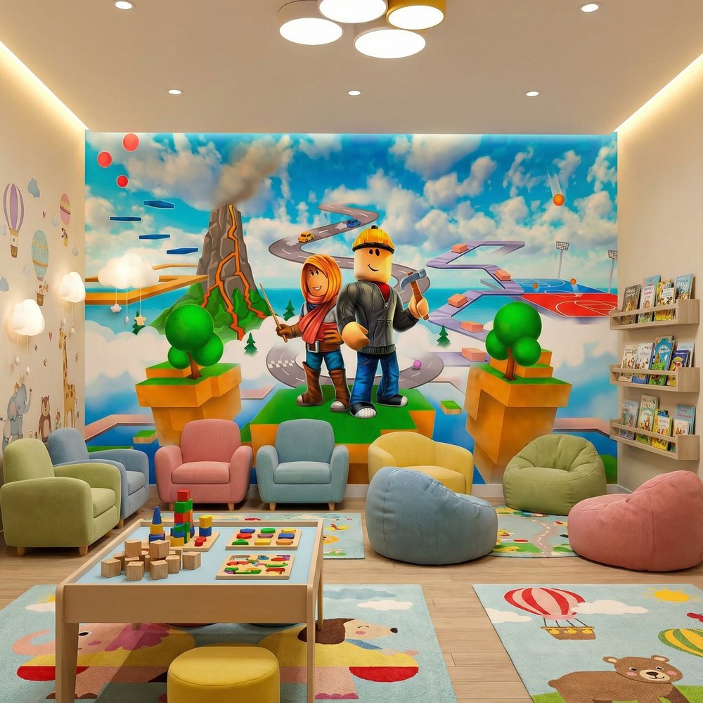 Fototapeten: Roblox Fototapete
