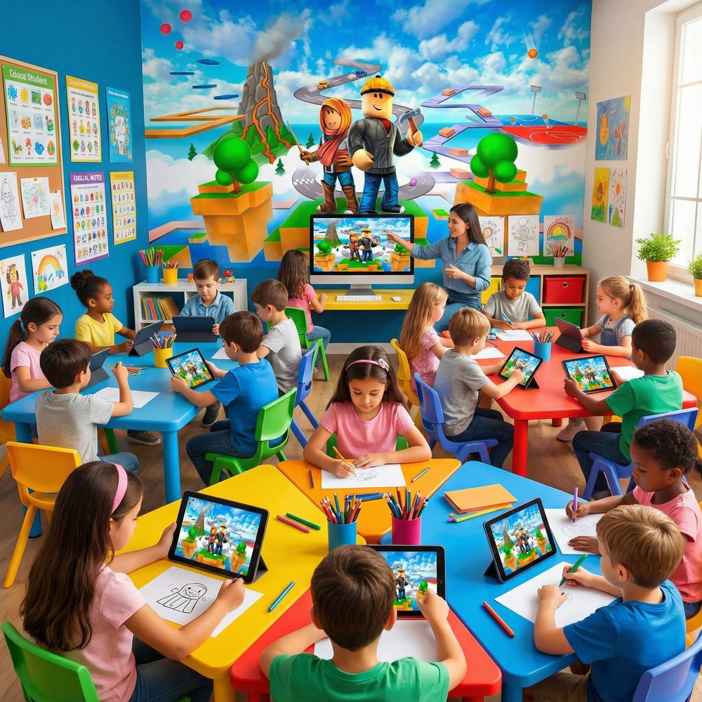 Fototapeten: Roblox Fototapete