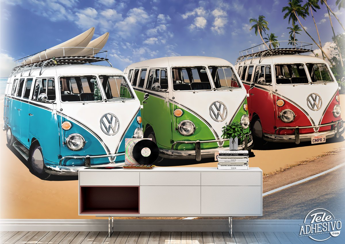 Fototapeten: Volkswagen Surfer Transporter