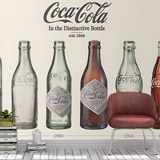 Fototapeten: Entwicklung der Coca-Cola-Flaschen 2