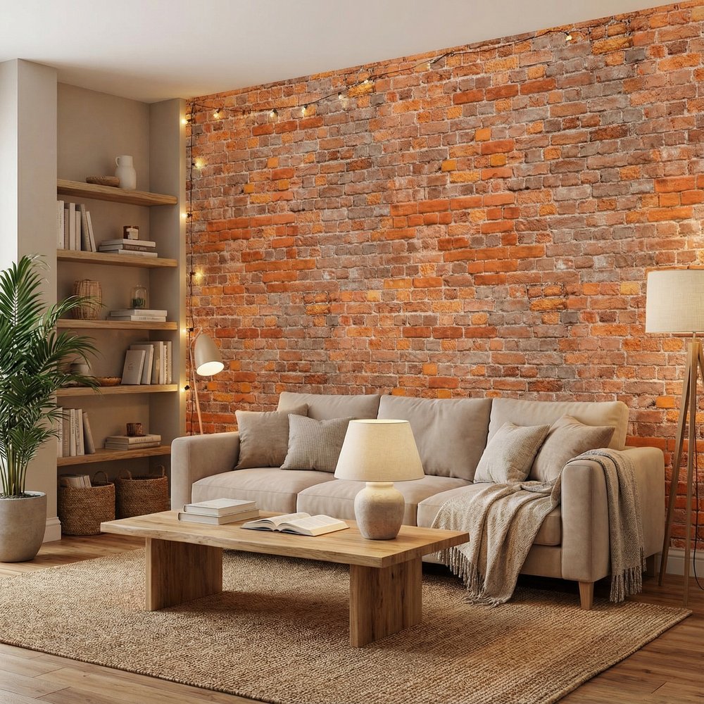 Fototapeten: Vintage Backstein-Textur