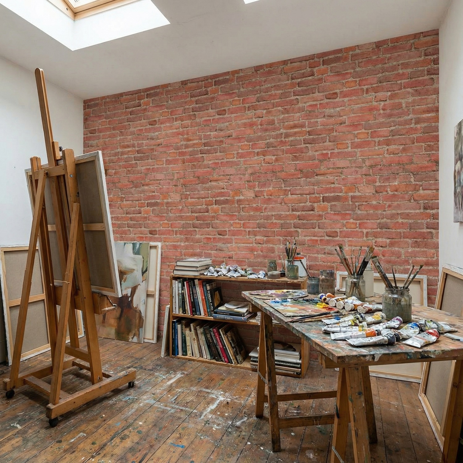 Fototapeten: Backstein-Textur Neapel