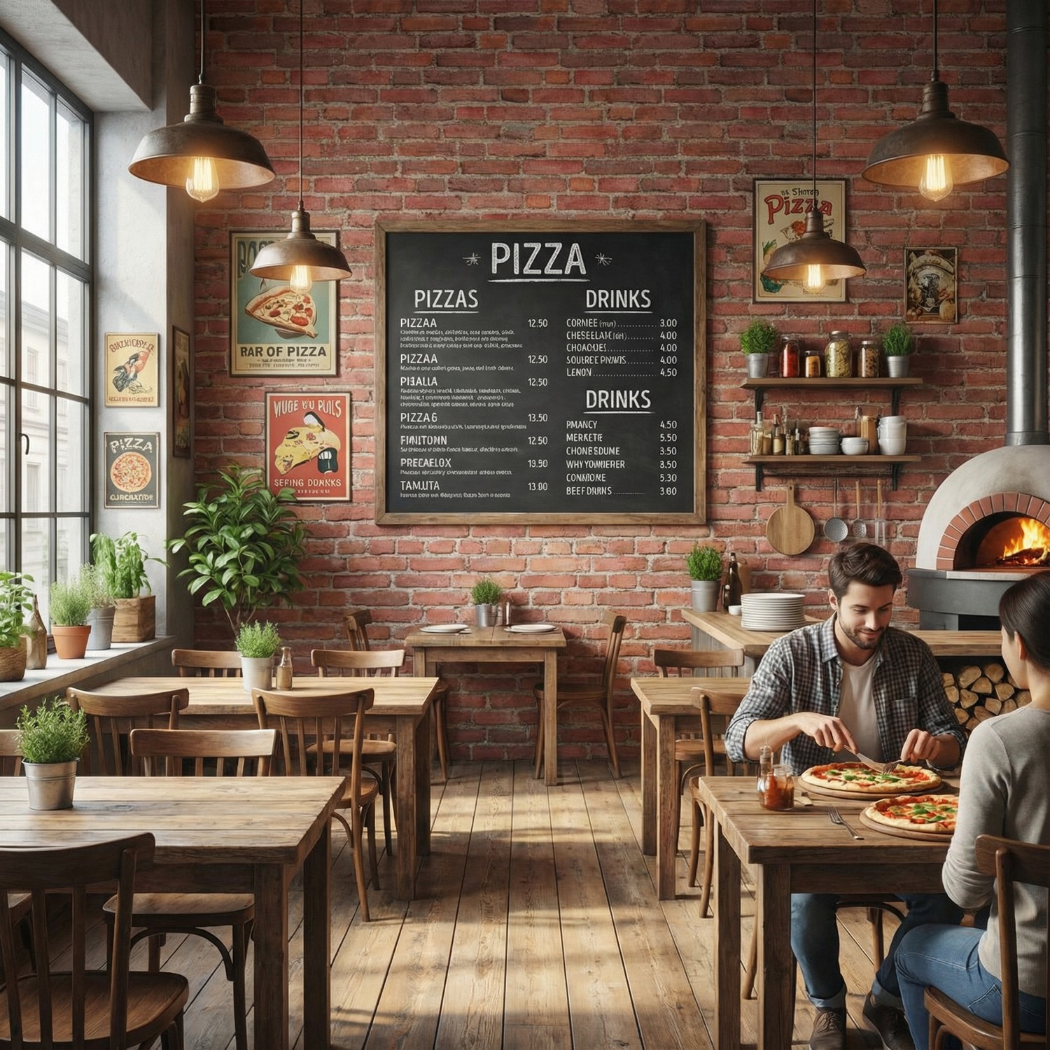 Fototapeten: Backstein-Textur Neapel