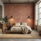 Fototapeten: Backstein-Textur Neapel 3