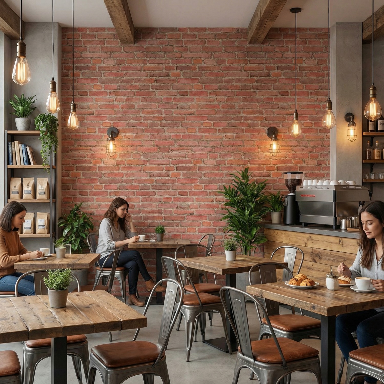 Fototapeten: Neapel-Ziegelsteinbeschaffenheit