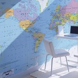 Fototapeten: Weltkarte groß 2