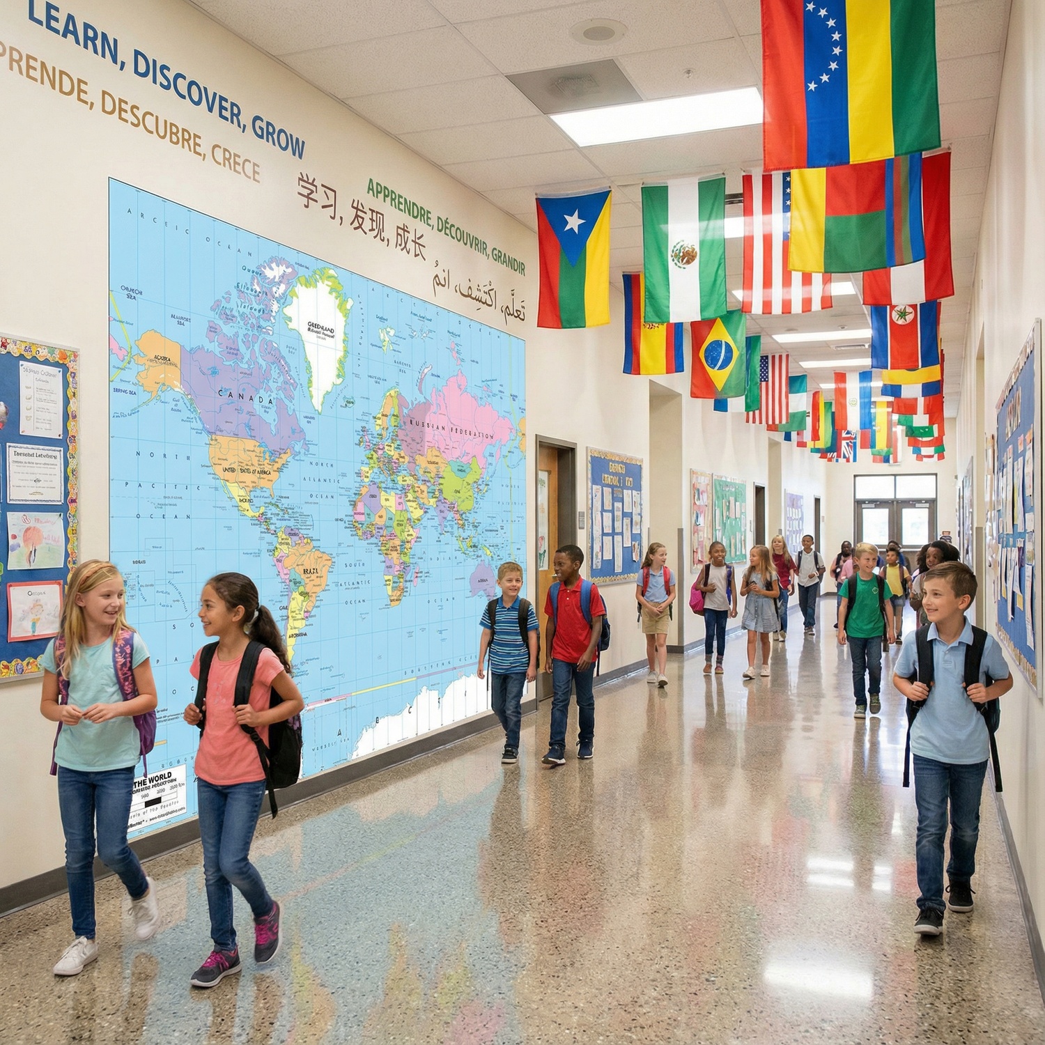 Fototapeten: Weltkarte gro&szlig;