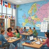 Fototapeten: Politische Karte von Europa 8