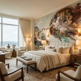 Fototapeten: Erschaffung von Adam, Michelangelo 17