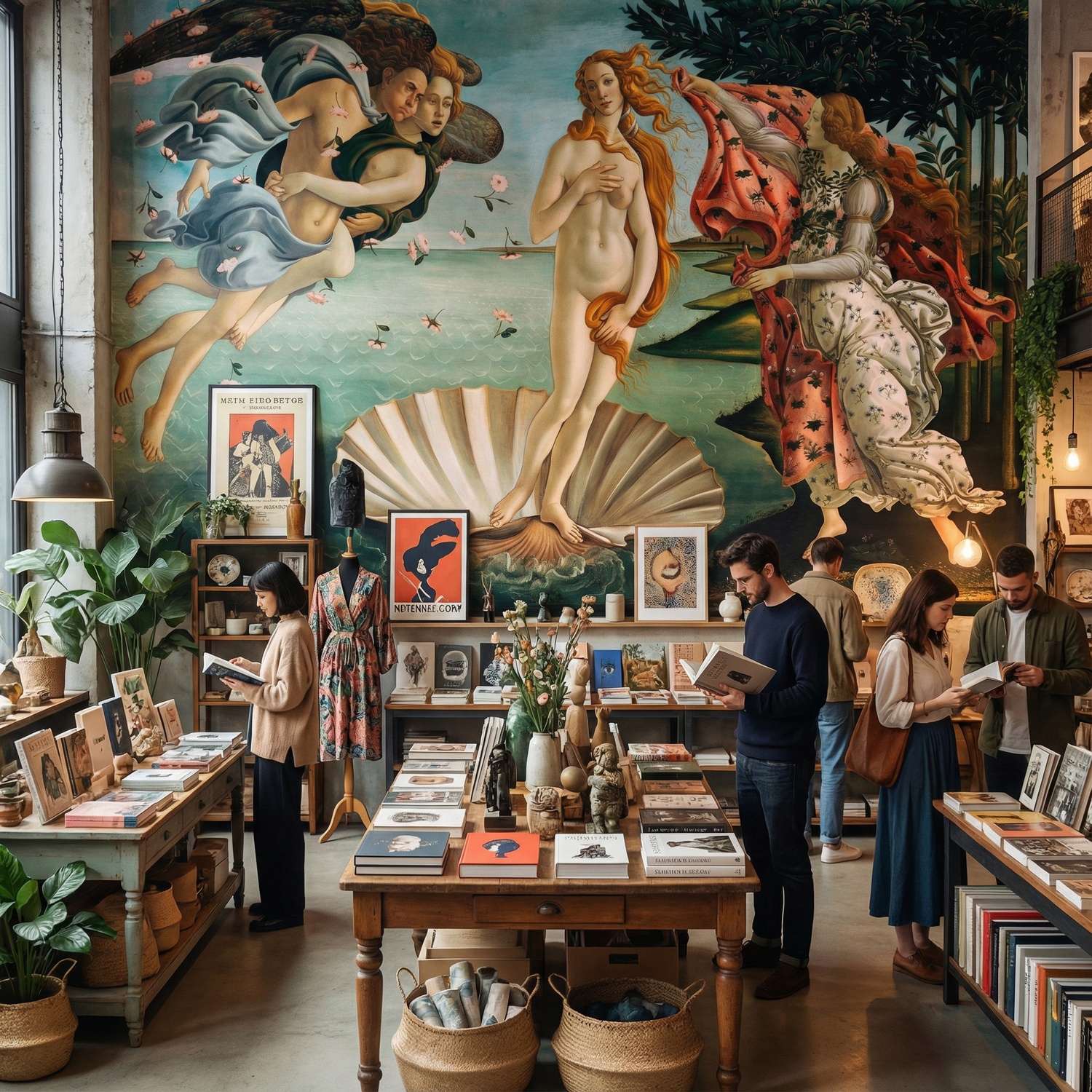 Fototapeten: Geburt der Venus, Botticelli