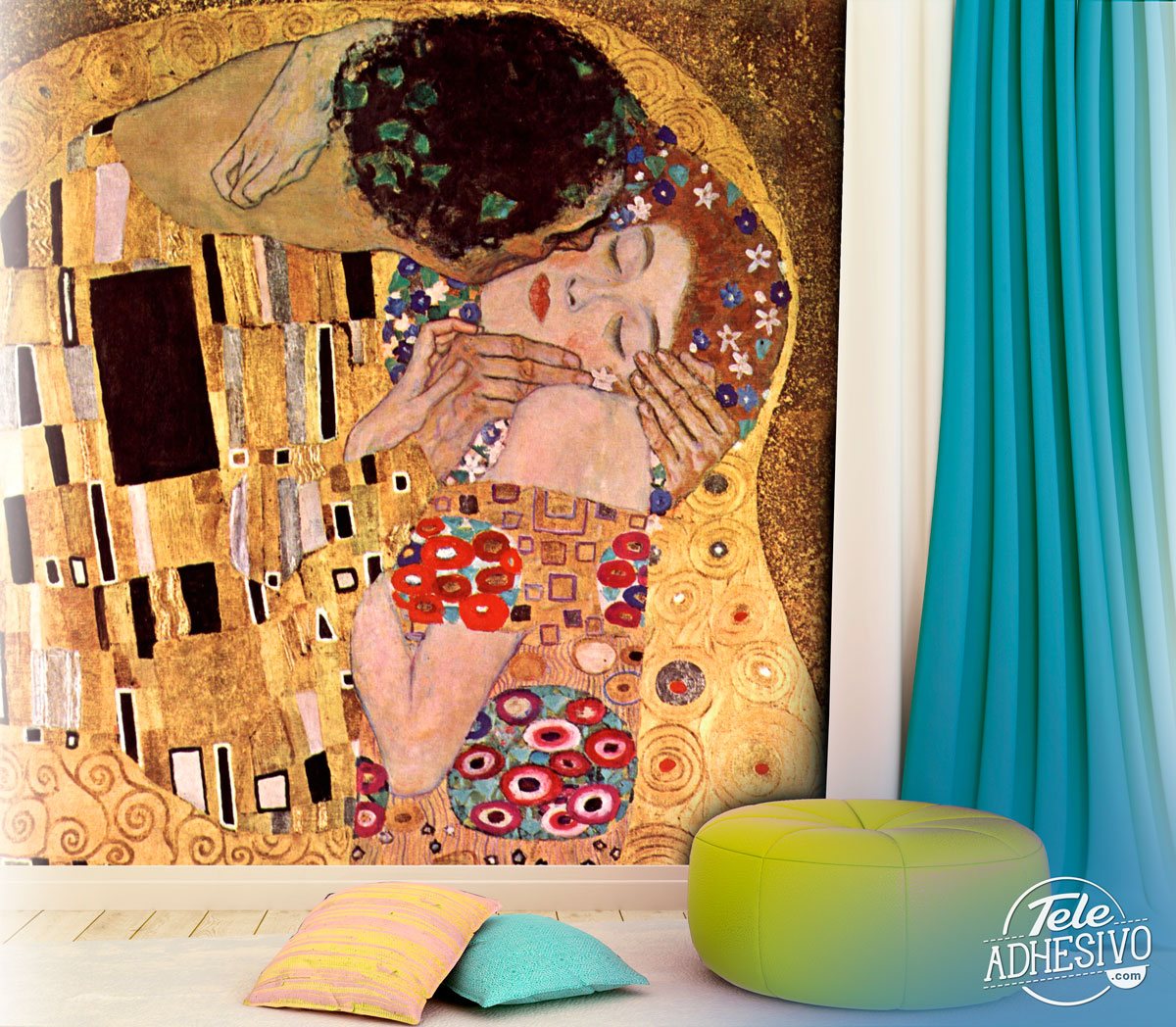 Fototapeten: Der Kuss, Klimt